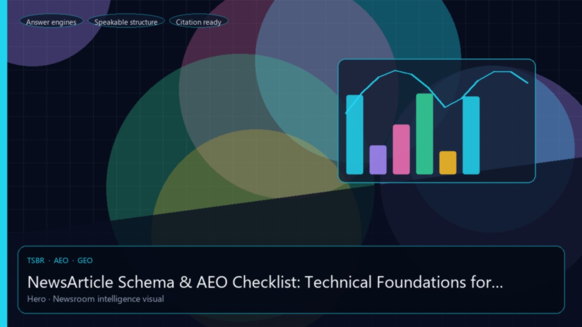 NewsArticle Schema & AEO Checklist: Technical Foundations for AI Visibility